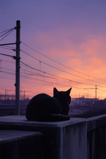 Luminous Twilight Liminality style reference image — nostalgic dusk atmosphere