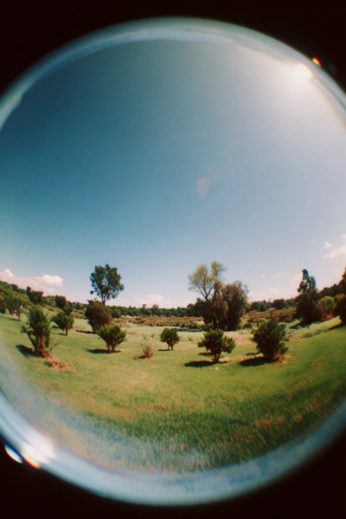 Vivid Fisheye Nostalgia style AI image example 2
