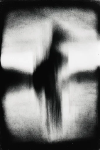 Spectral Kinetic Noir style reference image — dramatic motion blur