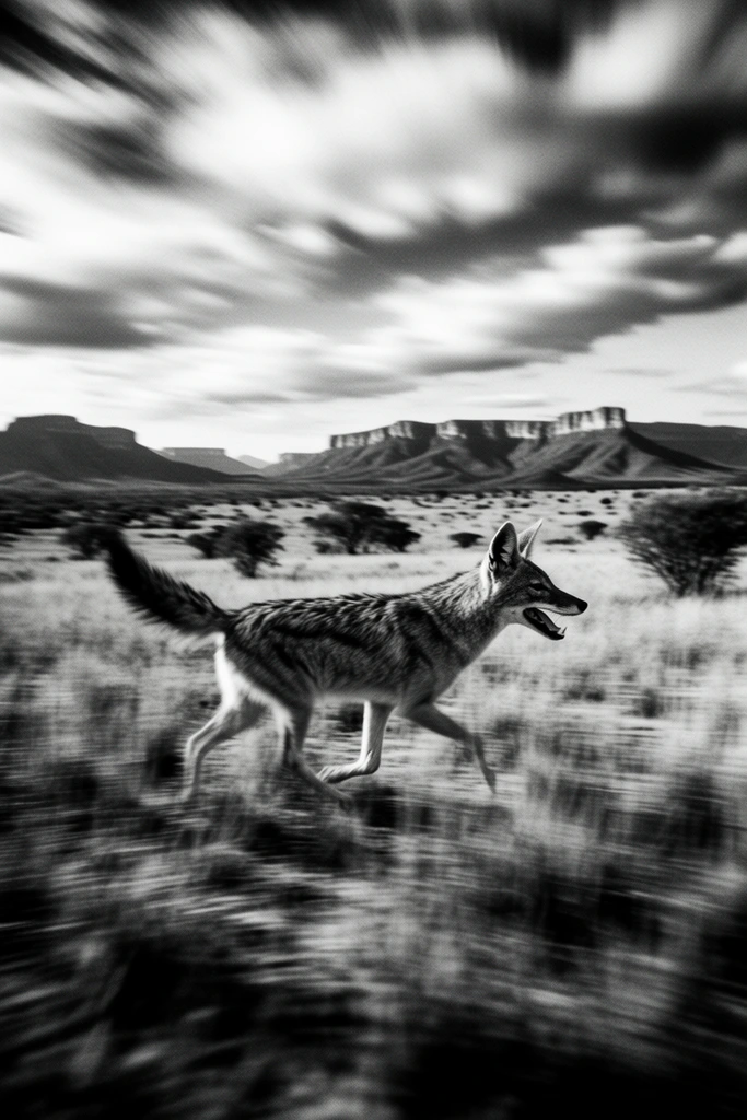Spectral Analog Noir style AI image example 3