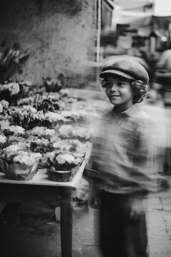 Spectral Urban Kineticism style reference image — silver gelatin print aesthetic