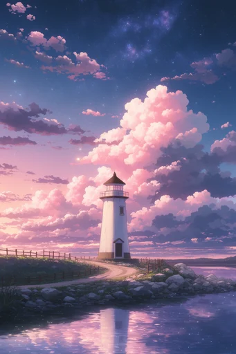 Ethereal Twilight Horizons style reference image — cinematic landscape