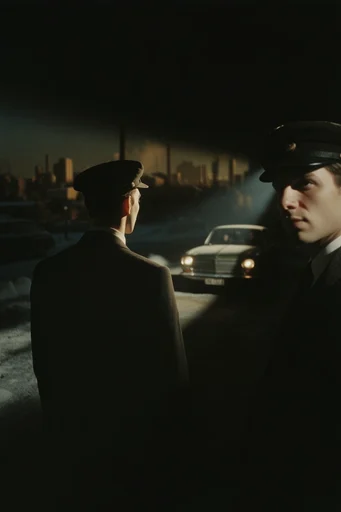 Cinematic Chiaroscuro Noir style reference image — chiaroscuro lighting