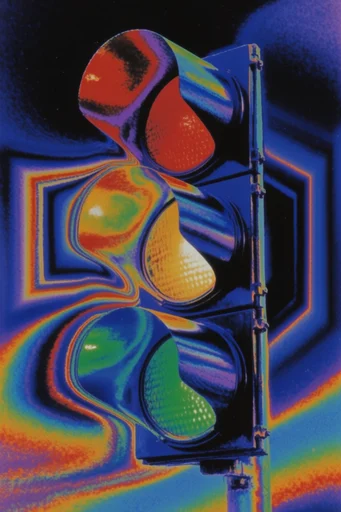 Analog Thermal Distortion style reference image — analog film grain