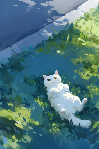Sun-Drenched Gouache Vignettes style reference image — textured painterly brushstrokes