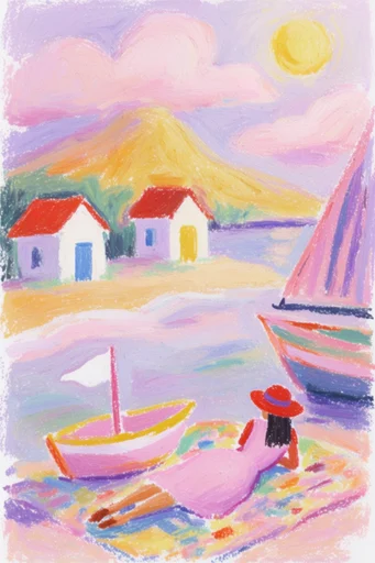 Textured Fauvist Impressionism moodboard — generate AI images in this style