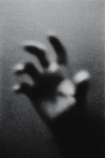 Spectral Analog Noir style reference image — analog signal degradation