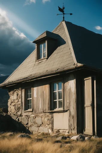 Nostalgic Wide-Angle Azure style AI image example 4