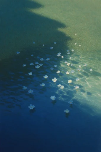 Melancholic Verdant Surrealism style reference image — poignant isolation