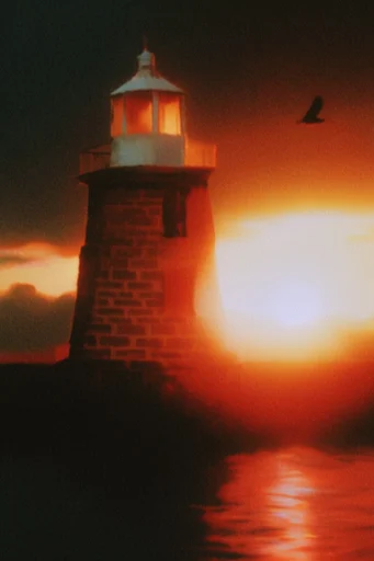 Nostalgic Cinematic Melancholy style reference image — silhouetted figure
