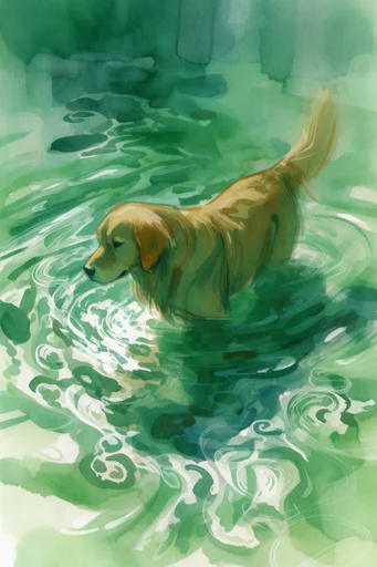 Ethereal Bio-Fluid Synthesis style reference image — dreamy diffused lighting