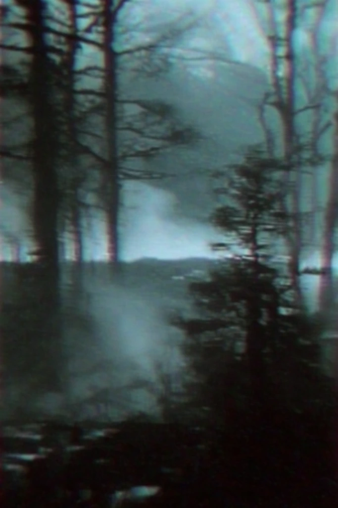 Analog Glitch Noir style AI image example 2