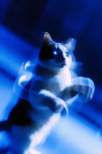 Ethereal Kinetic Cyan style reference image — fluid kinetic energy