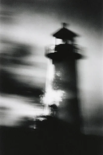 Kinetic Spectral Noir style reference image — shutter drag effect