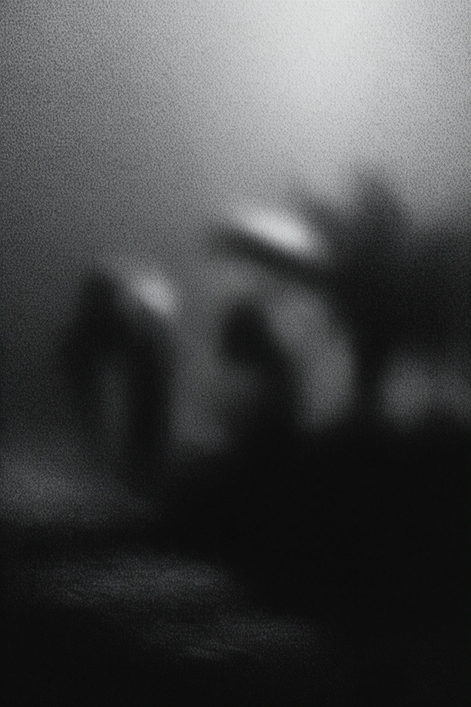 Gritty Monochrome Noir style AI image example 2