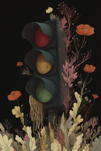 Earthy Mystical Nouveau style reference image — Art Nouveau aesthetic