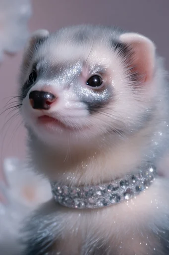 Ethereal Crystalline Editorial style AI image example 3