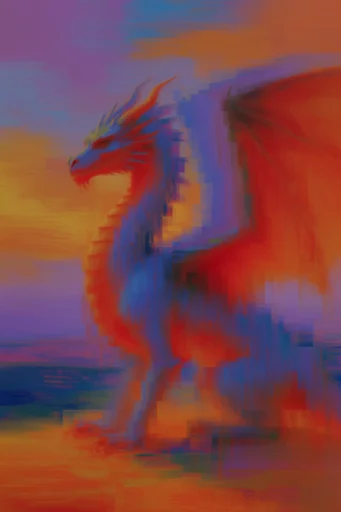 Corrupted Neon Dreamcore style reference image — digital glitch