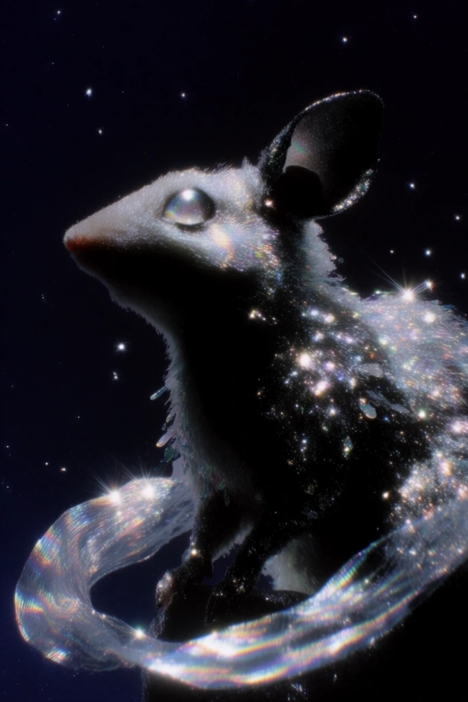 Luminescent Cosmic Surrealism style AI image example 3