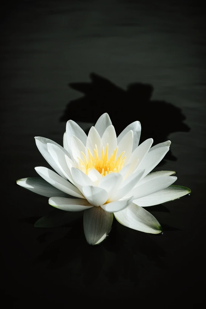 Monochromatic Botanical Chiaroscuro style AI image example 2