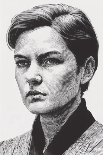 Topographic Engraving Portraiture moodboard — generate AI images in this style