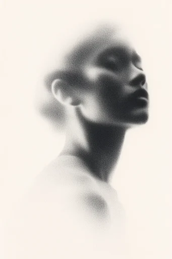 Ethereal Particulate Minimalism moodboard — generate AI images in this style