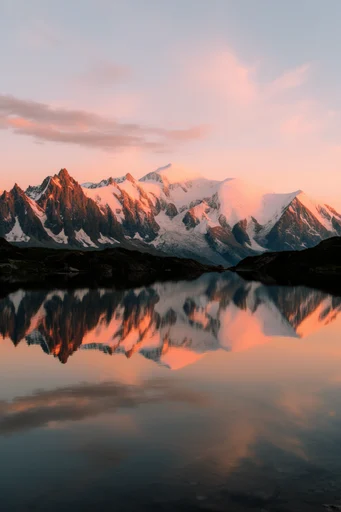 Ethereal Alpine Stillness style reference image — serene wilderness