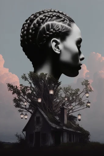 Sculptural Monochrome Minimalism style reference image — avant-garde architectural styling