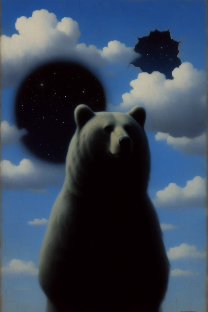 Metaphysical Celestial Surrealism style AI image example 3
