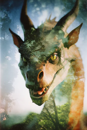 Ethereal Analog Silhouette style reference image — muted pastel and earthy tones