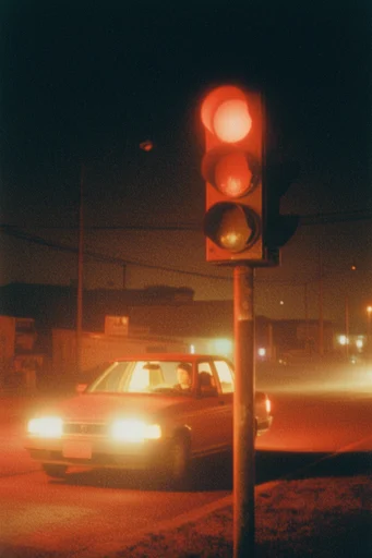 Analog Abyssal Inferno style reference image — vintage 35mm film grain