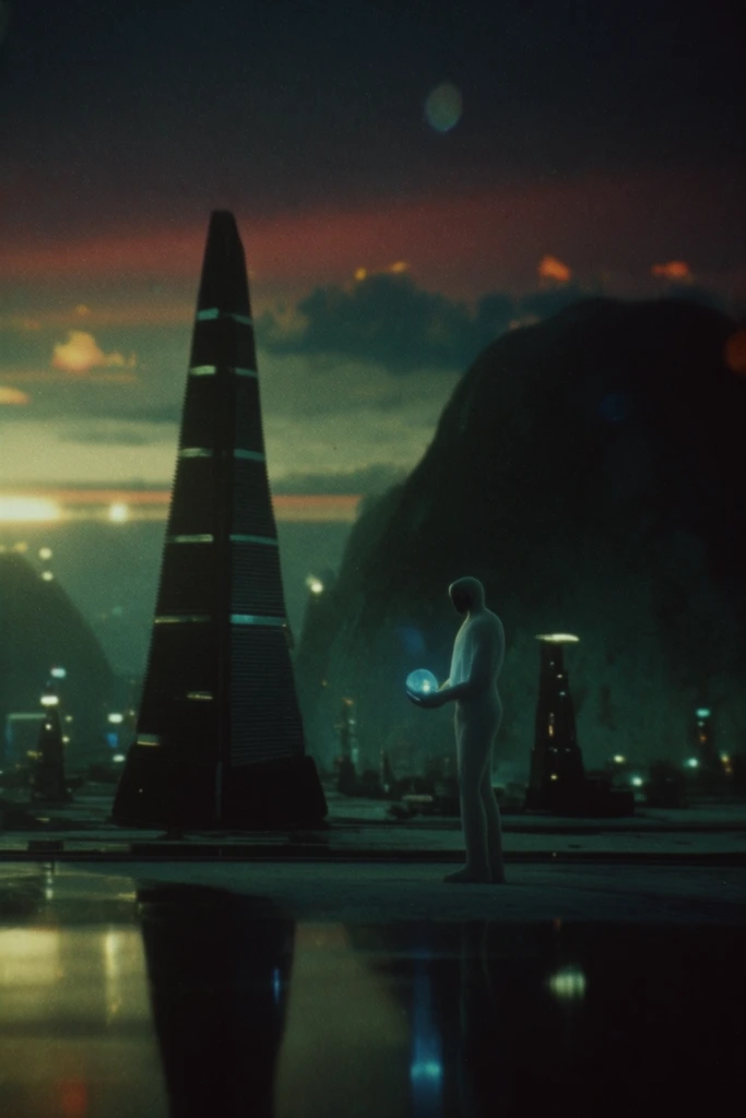 Cinematic Liminal Noir style AI image example 2