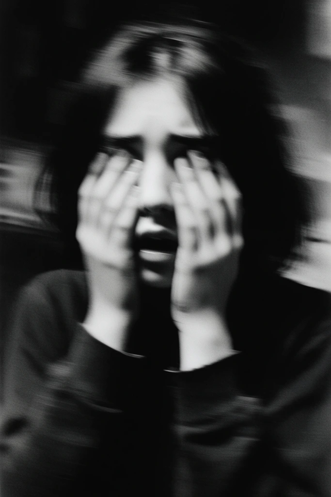 Kinetic Monochrome Noir style AI image example 1