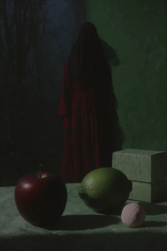 Crimson Gothic Noir style reference image — gothic dark romanticism