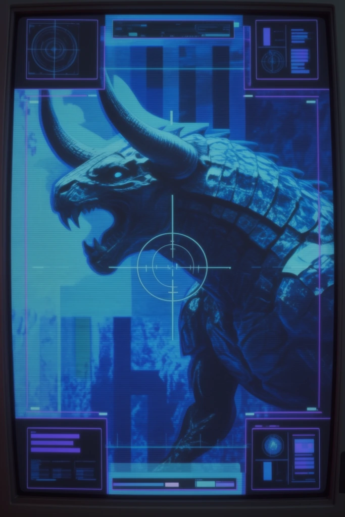 Analog Surveillance Noir style AI image example 3