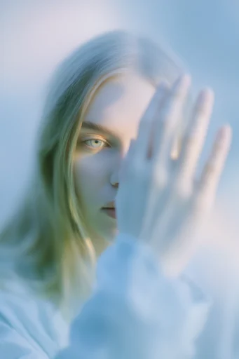 Ethereal Blue Minimalism moodboard — generate AI images in this style