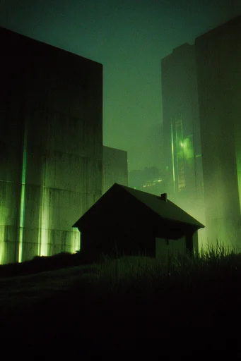 Monochromatic Cinematic Nostalgia style reference image — nostalgic melancholic tone