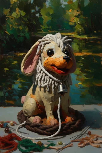 Textured Impressionist Atmosphere style AI image example 3