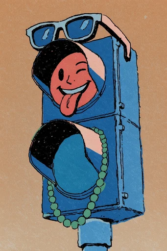 Retro Graphic Surrealism style reference image — ligne claire style