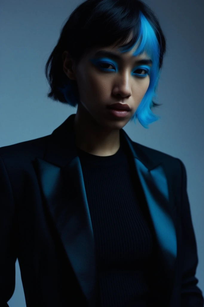 Cinematic Cyber Noir style AI image example 1