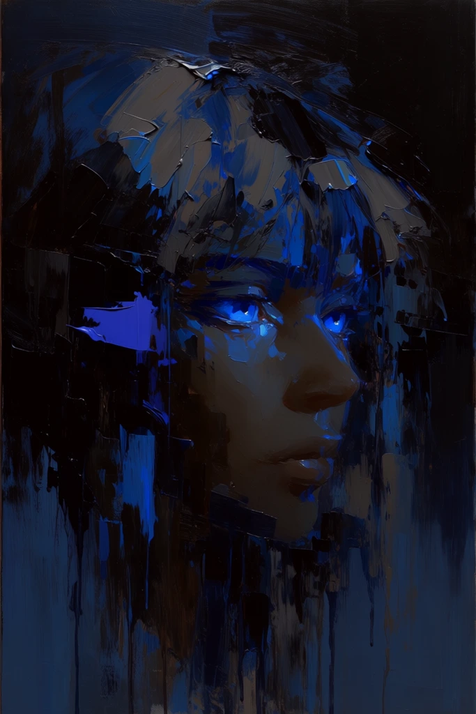 Luminous Noir Expressionism style AI image example 1
