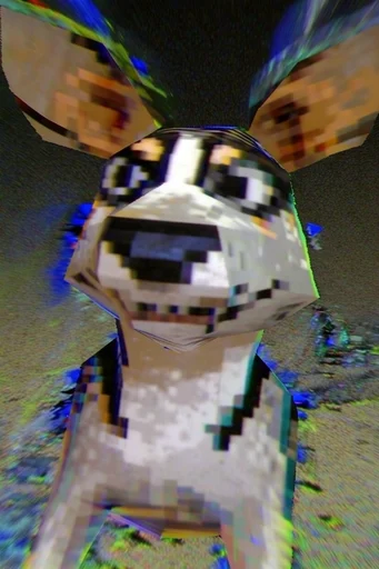Digital Decay Surrealism style reference image — chromatic aberration