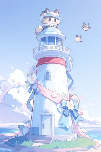 Ethereal Pastel Kawaii style reference image — whimsical dreamlike atmosphere