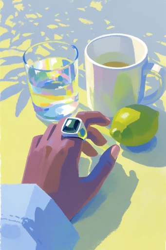 Vibrant Sunlit Gouache style reference image — high-key sunlit lighting