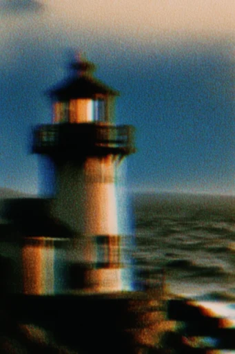 Analog Glitch Nostalgia style reference image — chromatic aberration