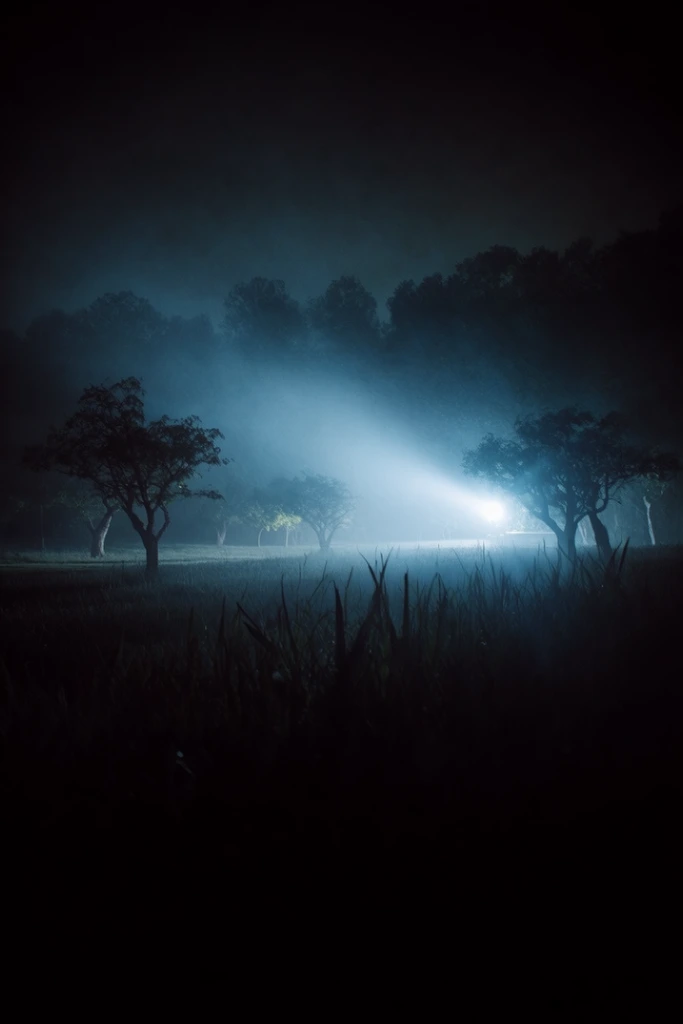 Monochromatic Abyssal Chiaroscuro style AI image example 2