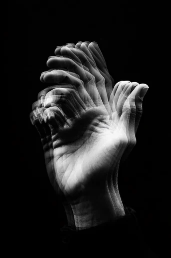 Monochromatic Kinetic Surrealism style reference image — monochromatic minimalism