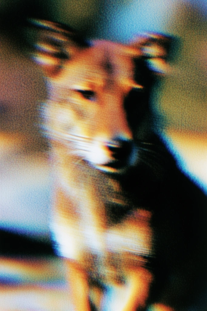 Kinetic Analog Abstraction style AI image example 3