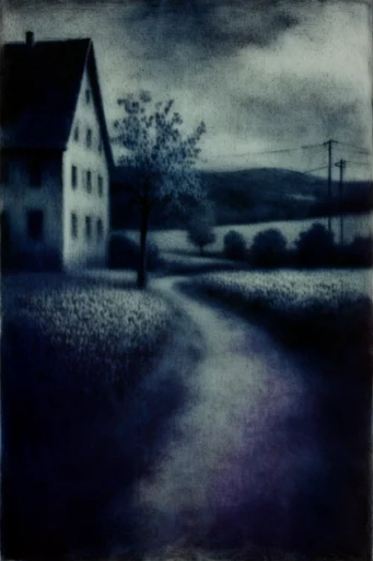 Ethereal Nocturnal Pictorialism style AI image example 2