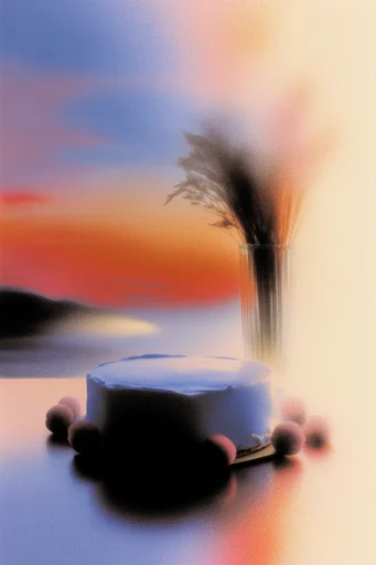 Luminous Grainy Etherealism style reference image — ethereal gradient